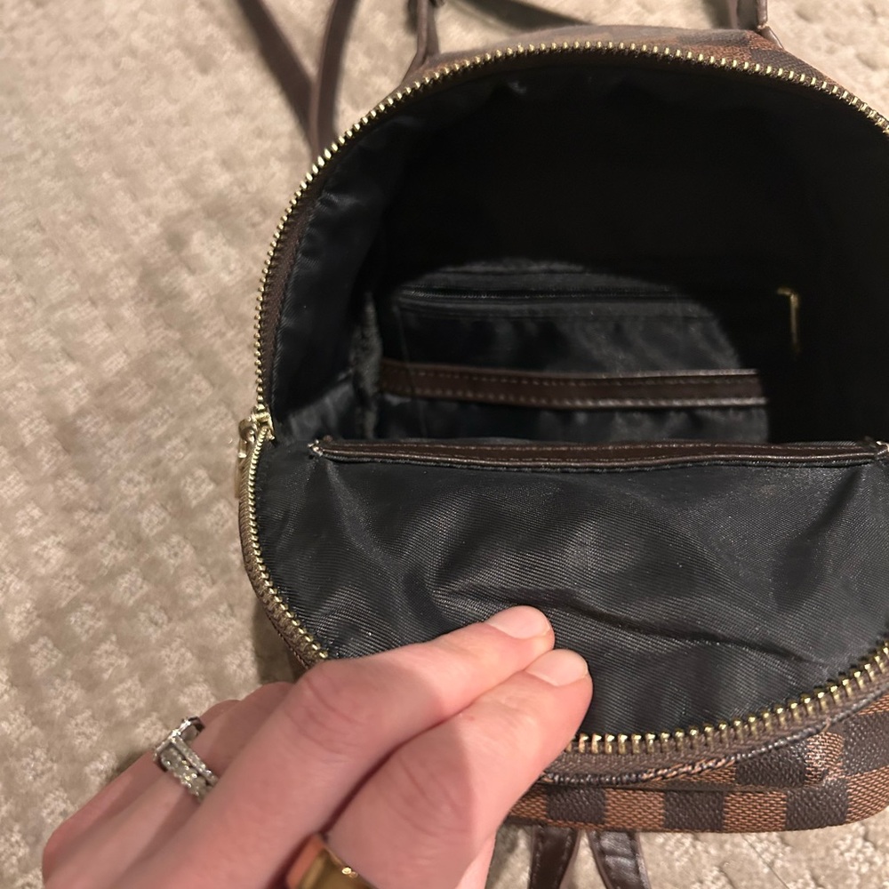Designer inspired Checkered Mini Bag - Picture 2 of 3